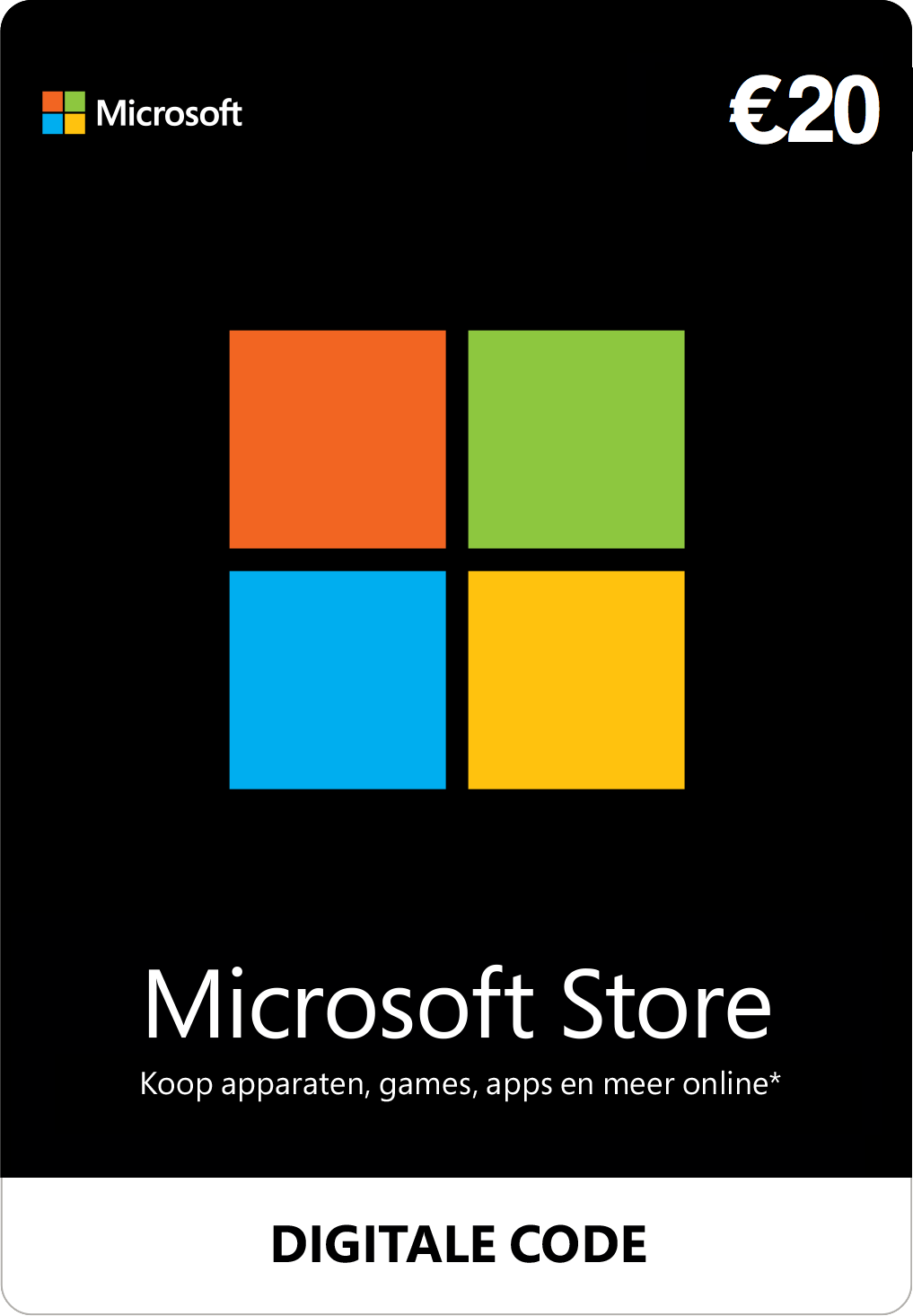 Microsoft e sales gift card